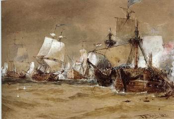 unknow artist Seascape, boats, ships and warships. 69